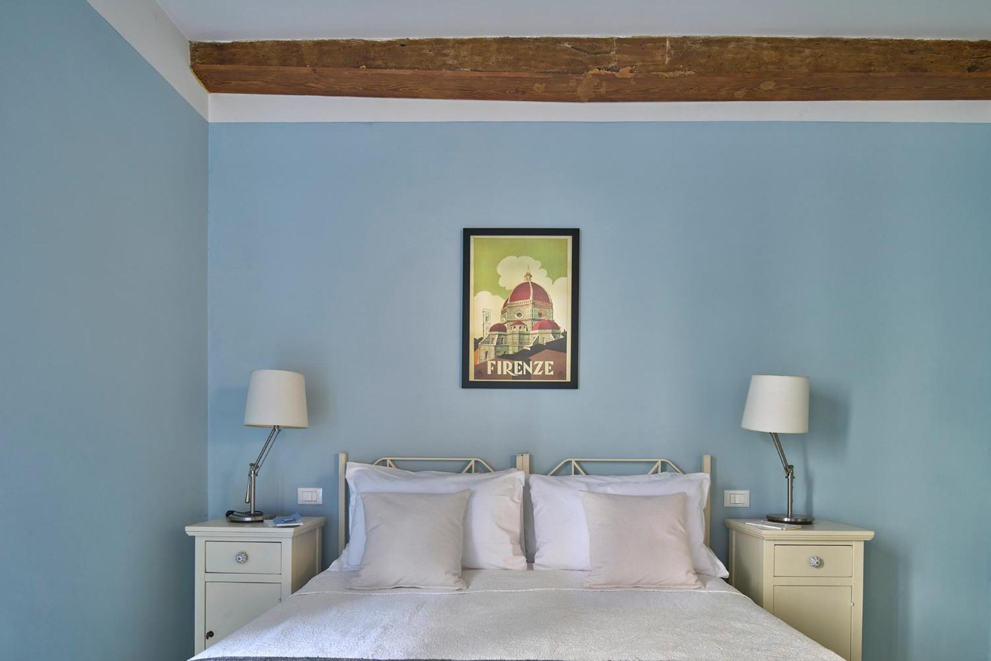 Panicale Blue Historic 1Br Stay Near Medici Chapels & Mercato Centrale 佛罗伦萨 外观 照片