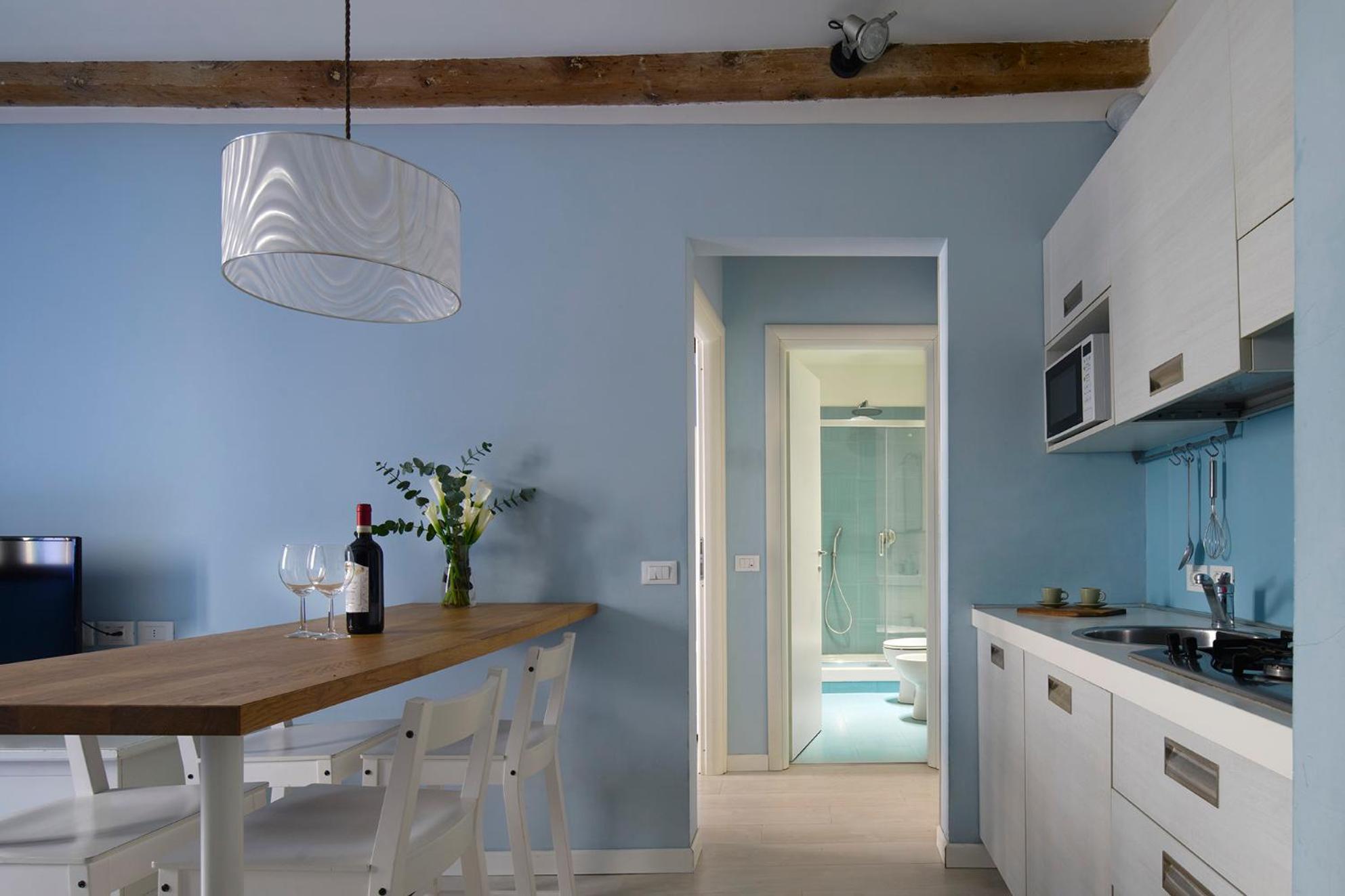 Panicale Blue Historic 1Br Stay Near Medici Chapels & Mercato Centrale 佛罗伦萨 外观 照片